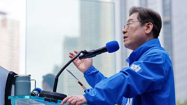 이재명, 경기 북부 지역 유세…“민주당 ‘국민 빅텐트’ 커지고 있어”