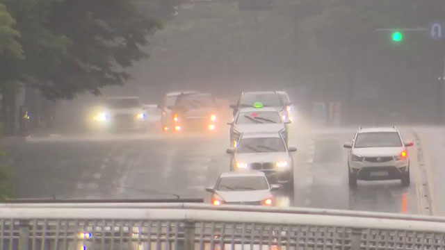나주에 시간당 80mm 기습 극한호우…비 피해 주의