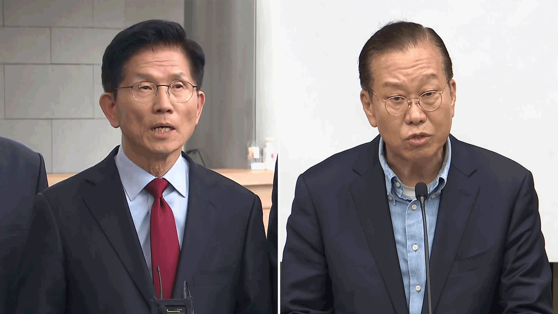국민의힘 “내일 단일화 찬반 <br>당원조사”…김문수 “후보 끌어내리려 해”