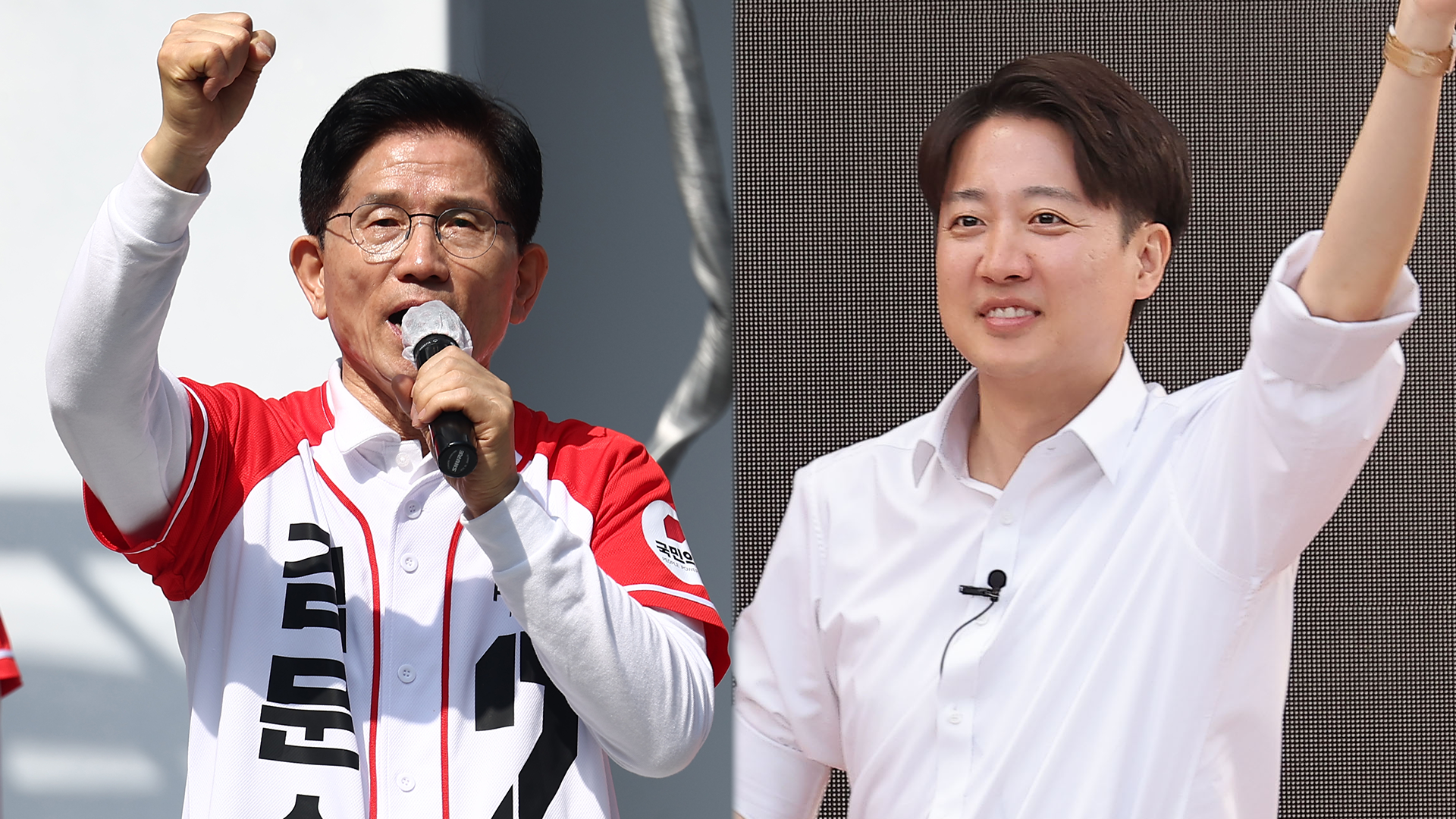 국민의힘 김문수, 경남서 “경제 대통령”…이준석, 부산행