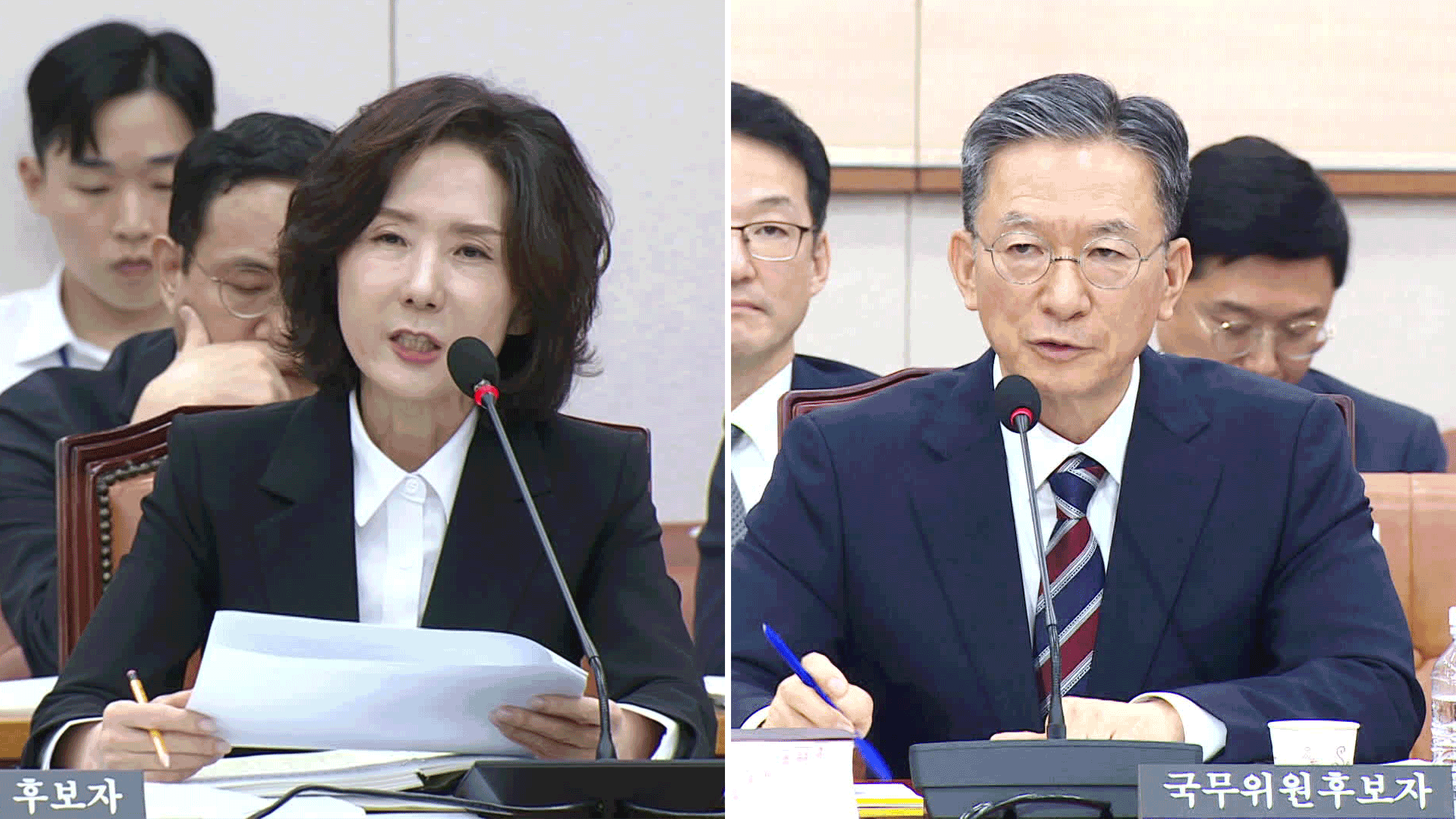인사청문회 사흘째…이진숙 <br>“논문 표절 아냐”·정성호 “검찰 개혁 매듭지어야”